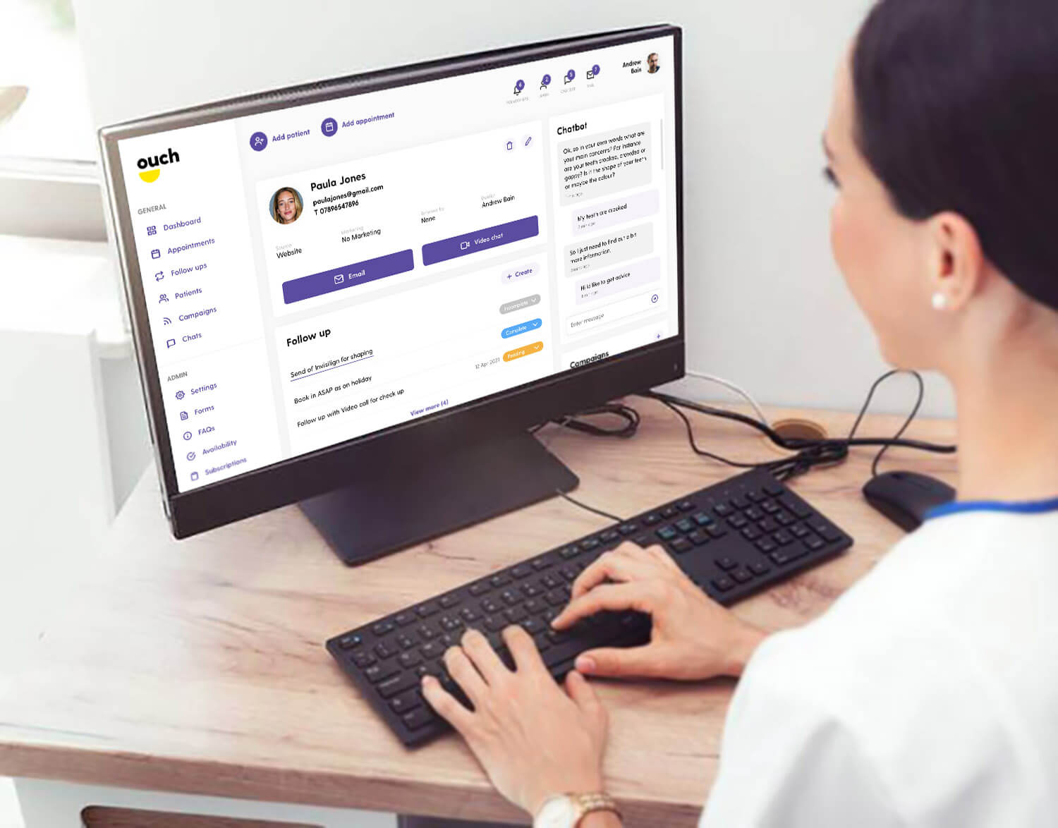 Dental CRM system